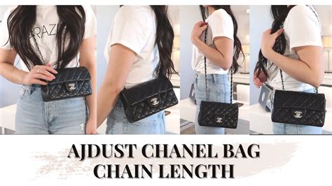 chanel mini rectangular how to shorten chain|chanel purse chain.